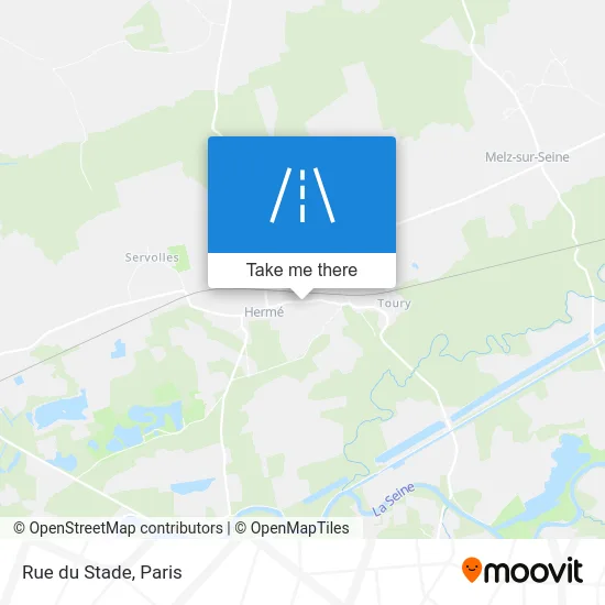 Mapa Rue du Stade