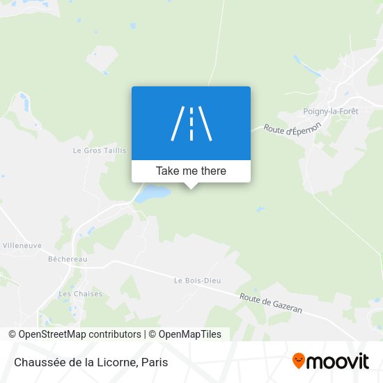 Chaussée De La Licorne map