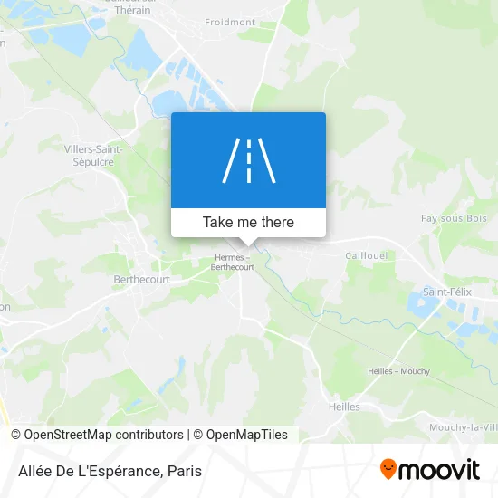 Allée De L'Espérance map