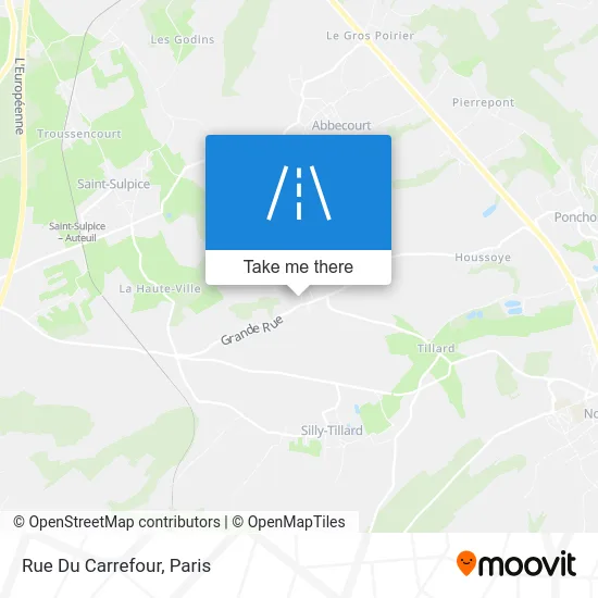 Rue Du Carrefour map