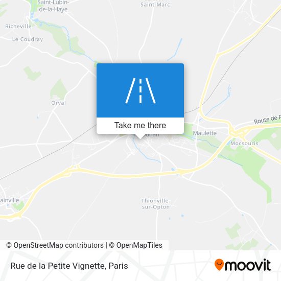 Rue de la Petite Vignette map