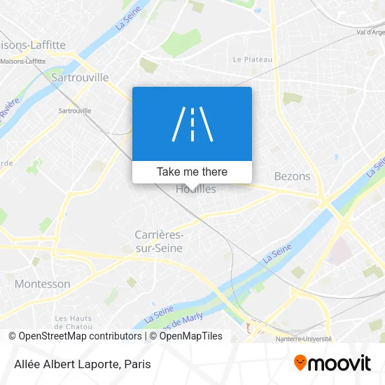 Allée Albert Laporte map