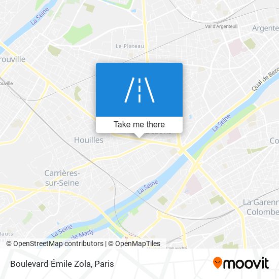 Mapa Boulevard Émile Zola
