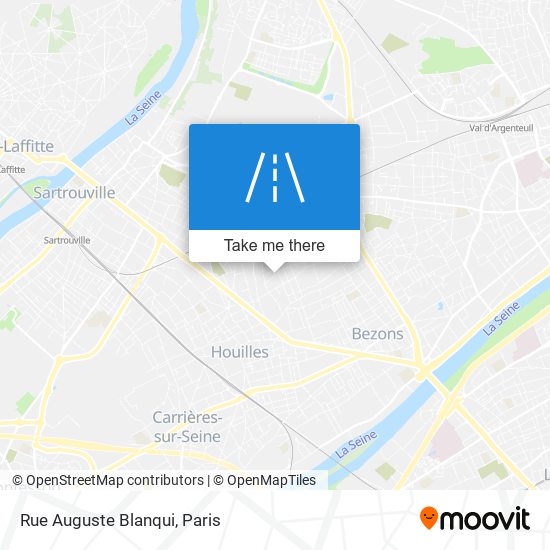 Mapa Rue Auguste Blanqui