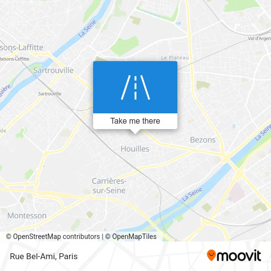 Rue Bel-Ami map