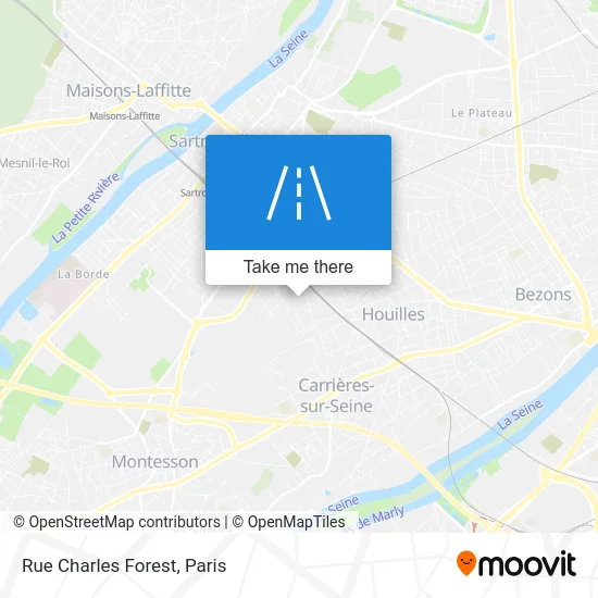 Rue Charles Forest map