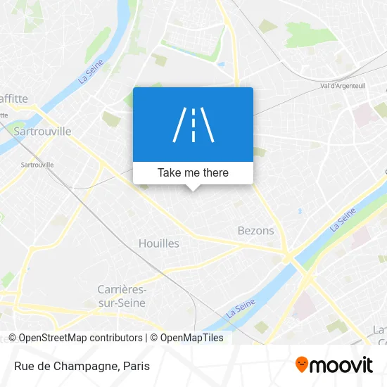 Rue de Champagne map