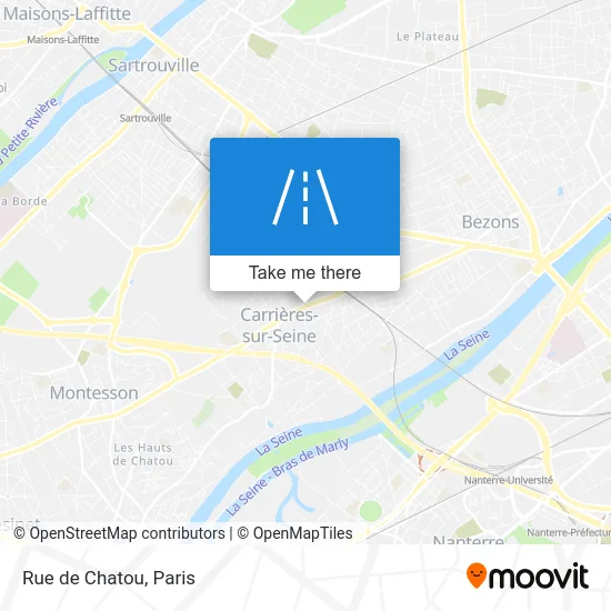 Rue de Chatou map