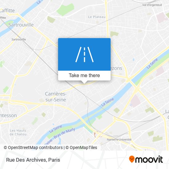 Rue Des Archives map