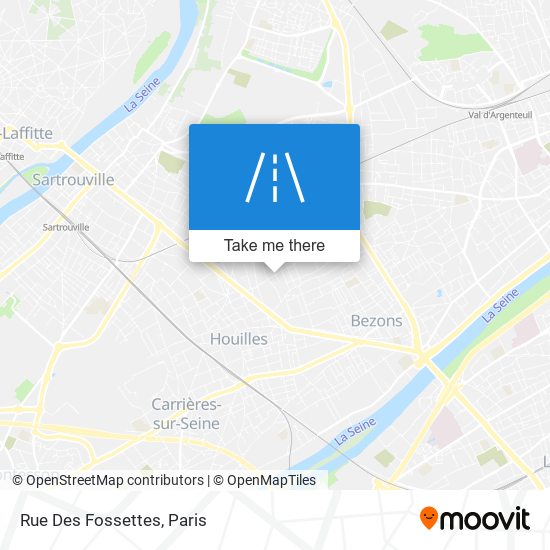 Mapa Rue Des Fossettes