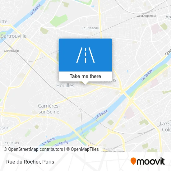 Rue du Rocher map