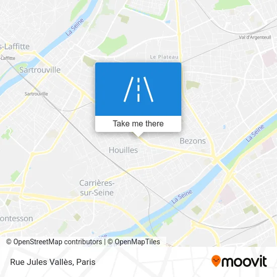 Rue Jules Vallès map