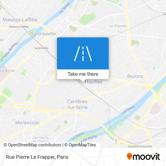 Rue Pierre Le Frapper map