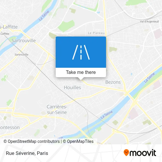 Rue Séverine map