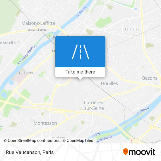 Rue Vaucanson map