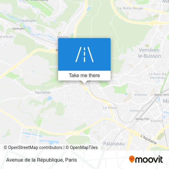 Avenue de la République map