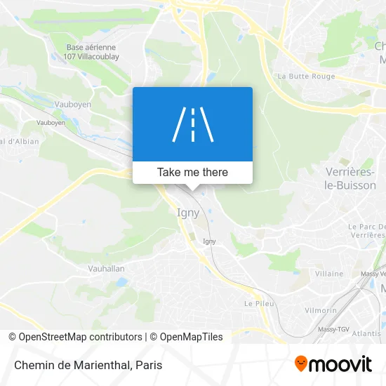 Chemin de Marienthal map