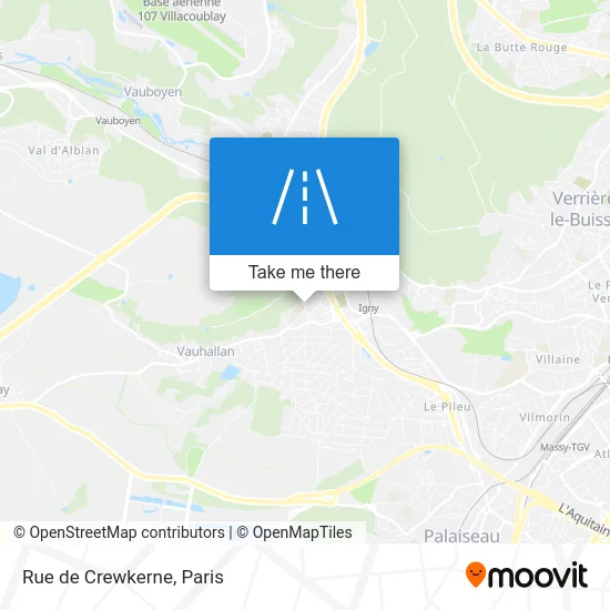 Rue de Crewkerne map