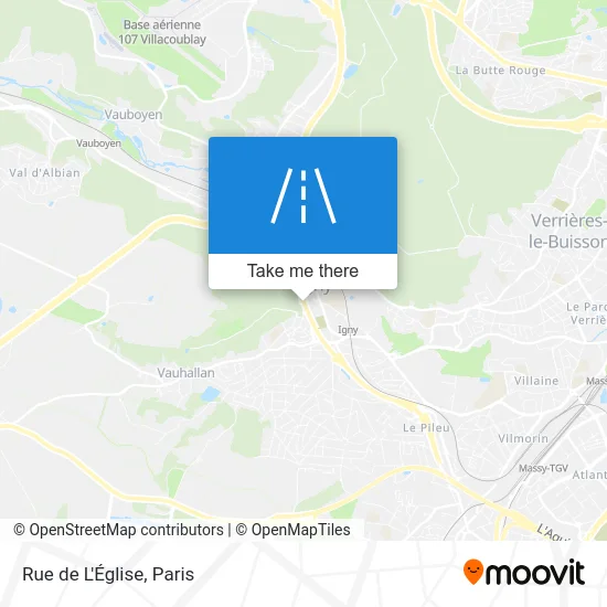 Rue de L'Église map