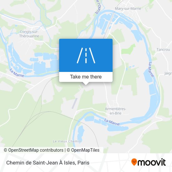 Chemin de Saint-Jean À Isles map