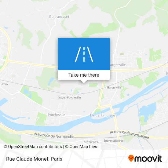 Rue Claude Monet map