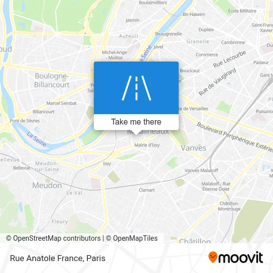 Rue Anatole France map