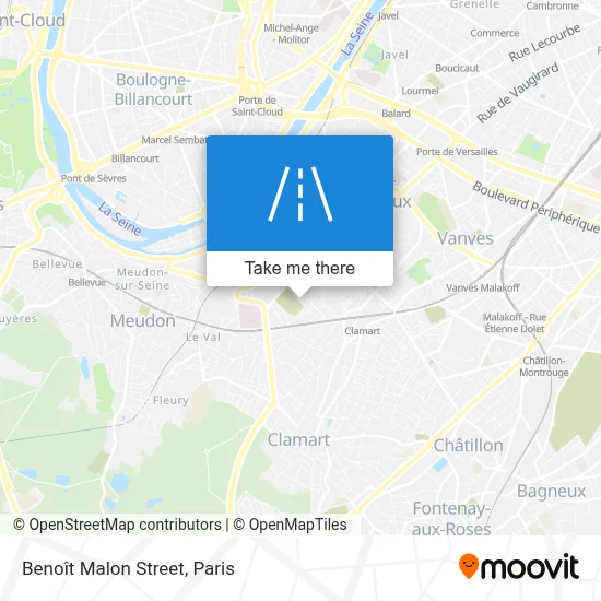 Rue Benoît Malon map