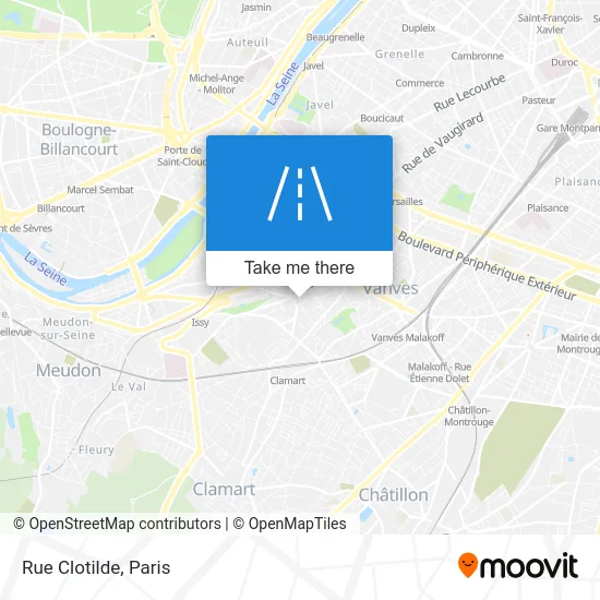 Rue Clotilde map