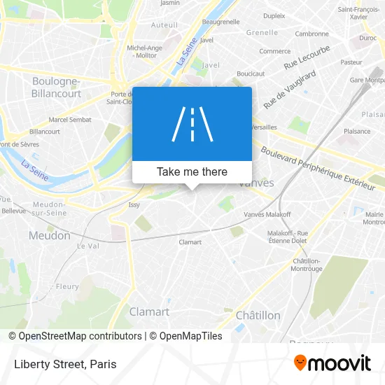 Rue de la Liberté map