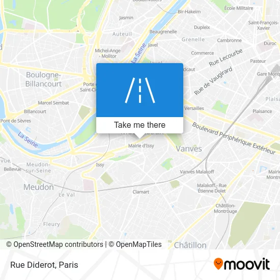 Rue Diderot map