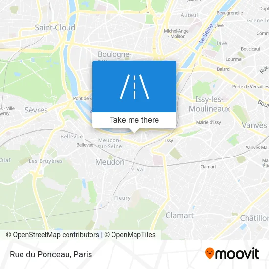 Rue du Ponceau map