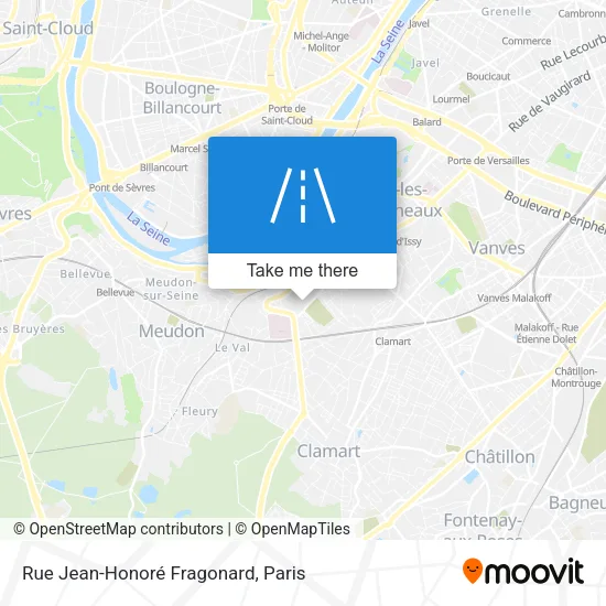 Rue Jean-Honoré Fragonard map
