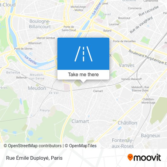 Rue Émile Duployé map