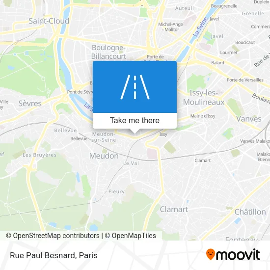 Rue Paul Besnard map