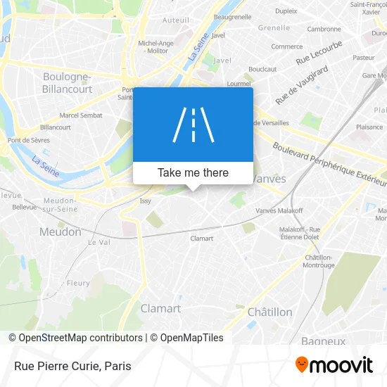 Rue Pierre Curie map