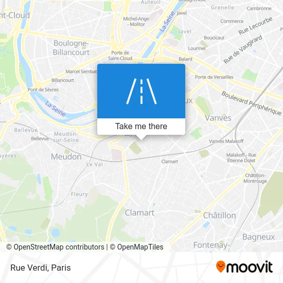 Rue Verdi map
