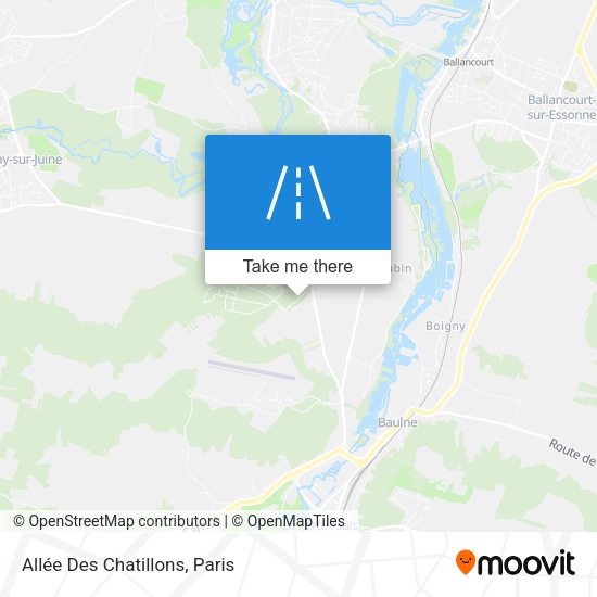 Allée Des Chatillons map