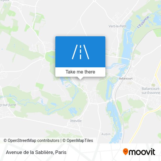 Avenue de la Sablière map