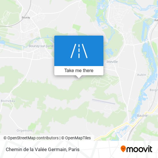 Chemin De La Valée Germain map