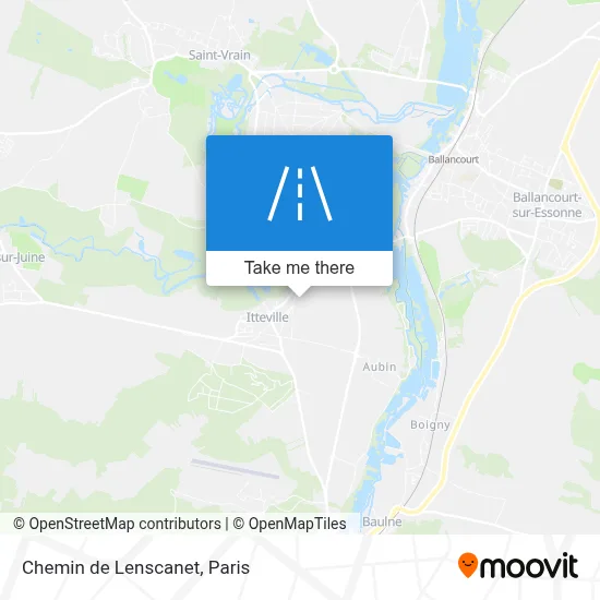 Chemin de Lenscanet map