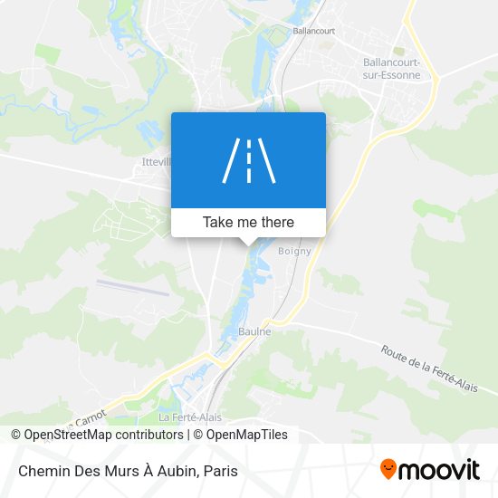 Chemin Des Murs À Aubin map