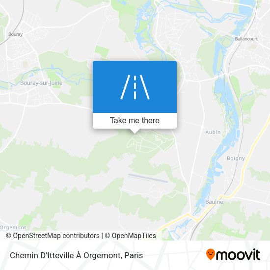 Chemin D'Itteville À Orgemont map