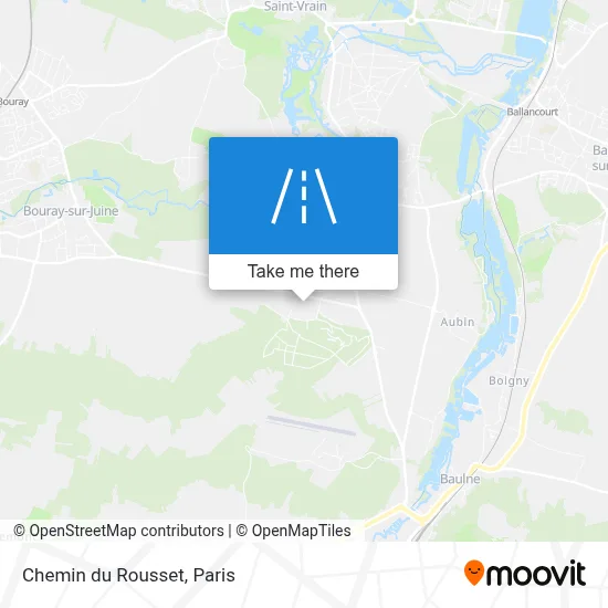 Chemin du Rousset map