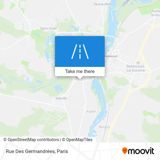 Rue Des Germandrées map