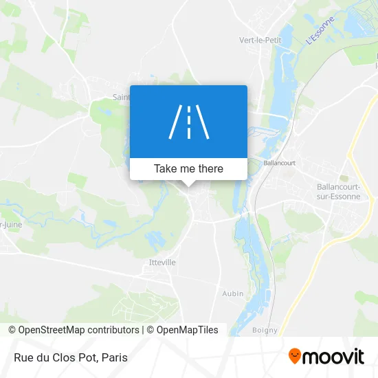 Rue du Clos Pot map