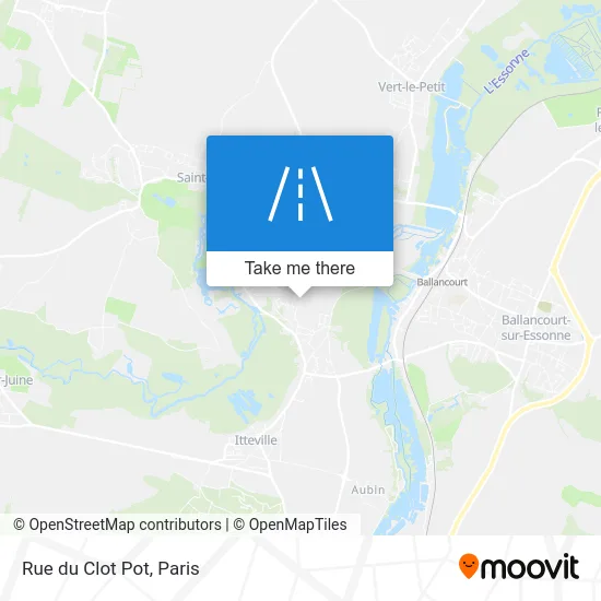 Rue du Clot Pot map