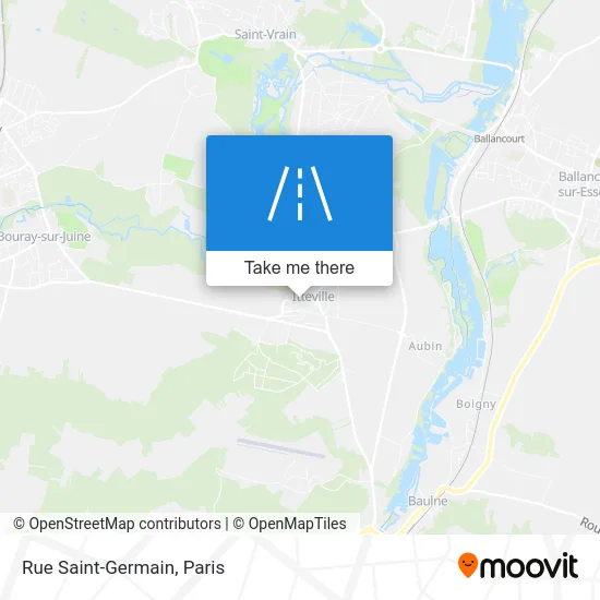 Rue Saint-Germain map