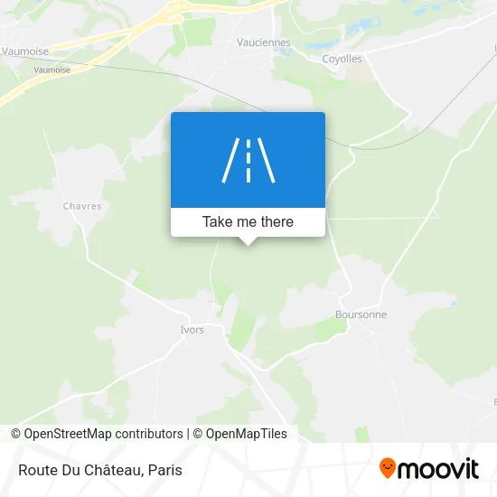 Route Du Château map