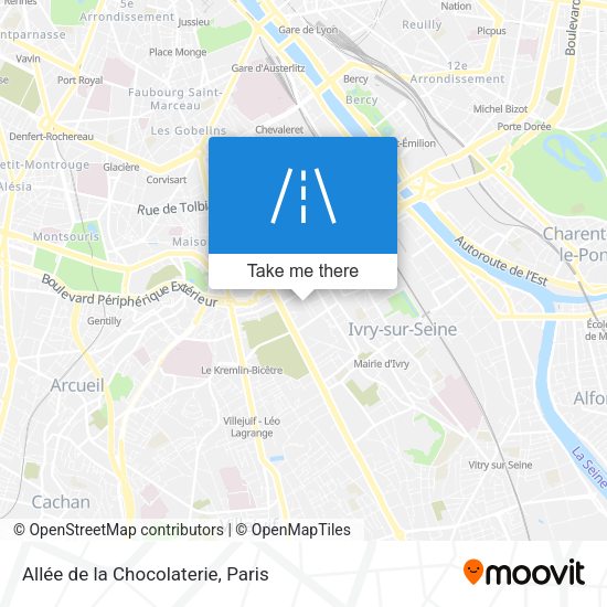 Allée de la Chocolaterie map