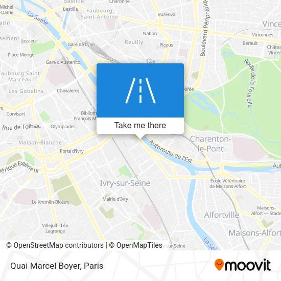 Quai Marcel Boyer map